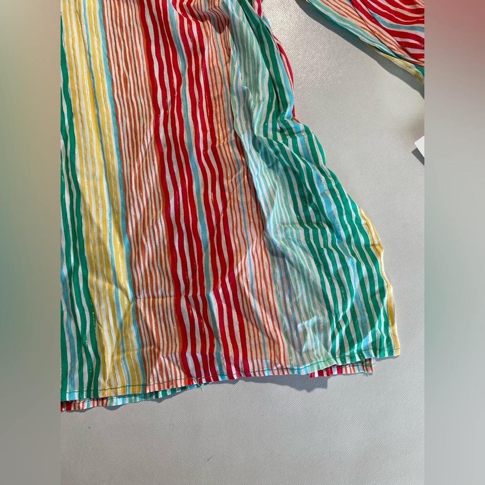 NEW Plus SIze 1X Ruby Rd. Wavy Metallic Stripe Em… - image 3